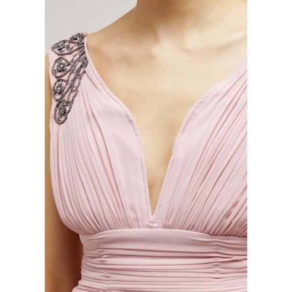 PROM DRESS - Little Mistress Baby Pink Evening Dress Gown - Picture 5 of 11